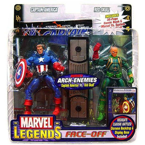 Marvel Legends Face Off Base came with Captain America and Red Skull Strucker